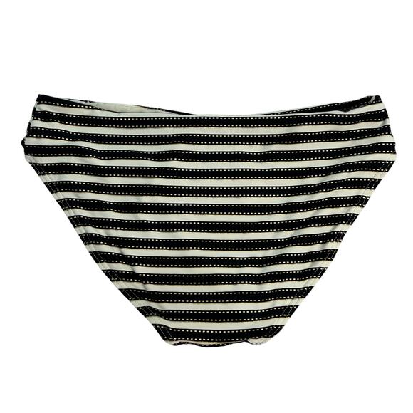 Nip Tuck Swim Womens Size 6 Bikini Swimwear Bottoms Black White Stripe NWT - Picture 2 of 9